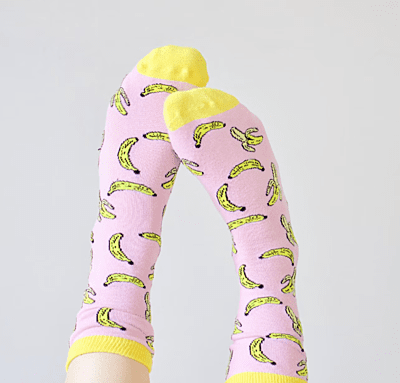 YSD Limited Edition High Socks - Wild Bananas